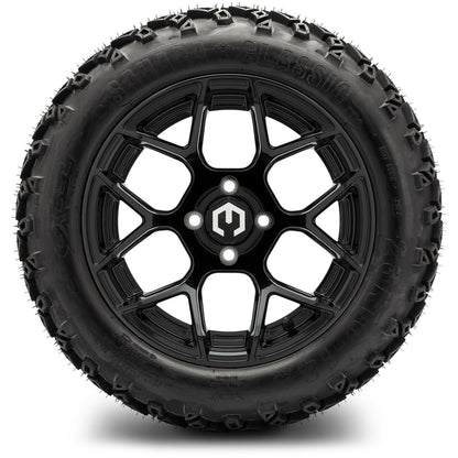 MODZ® 14" Renegade Glossy Black Wheels & Off-Road Tires Combo
