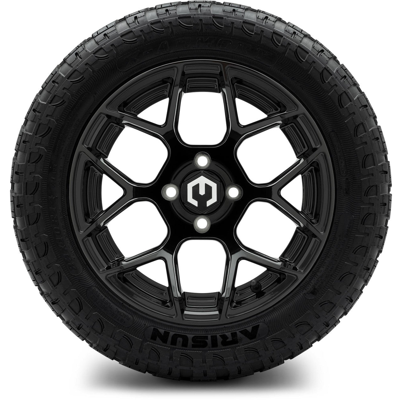 MODZ® 14" Renegade Glossy Black Wheels & Off-Road Tires Combo