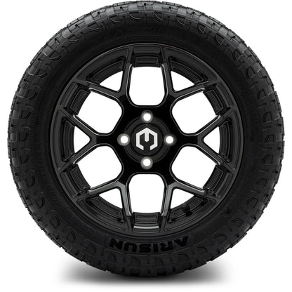 MODZ® 14" Renegade Glossy Black Wheels & Off-Road Tires Combo