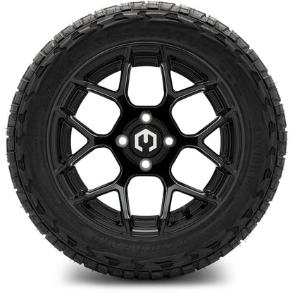 MODZ® 14" Renegade Glossy Black Wheels & Off-Road Tires Combo
