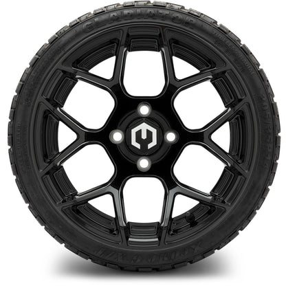 MODZ® 14" Renegade Glossy Black Wheels & Off-Road Tires Combo