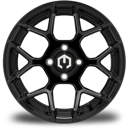 MODZ® Renegade Glossy Black 14" Golf Cart Wheel