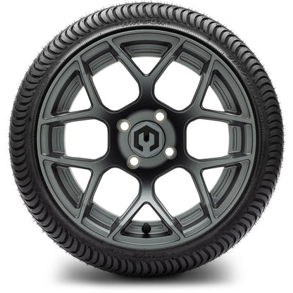 MODZ® 14" Renegade Gunmetal Wheels & Street Tires Combo