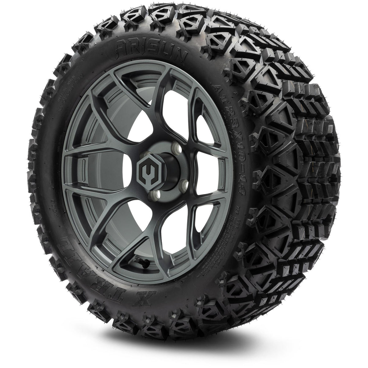 MODZ® 14" Renegade Gunmetal Wheels & Off-Road Tires Combo