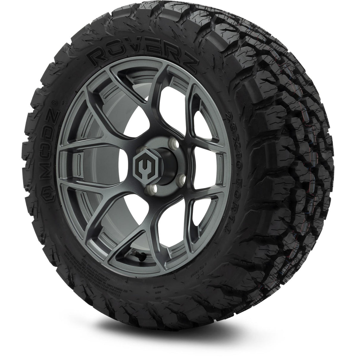 MODZ® 14" Renegade Gunmetal Wheels & Off-Road Tires Combo