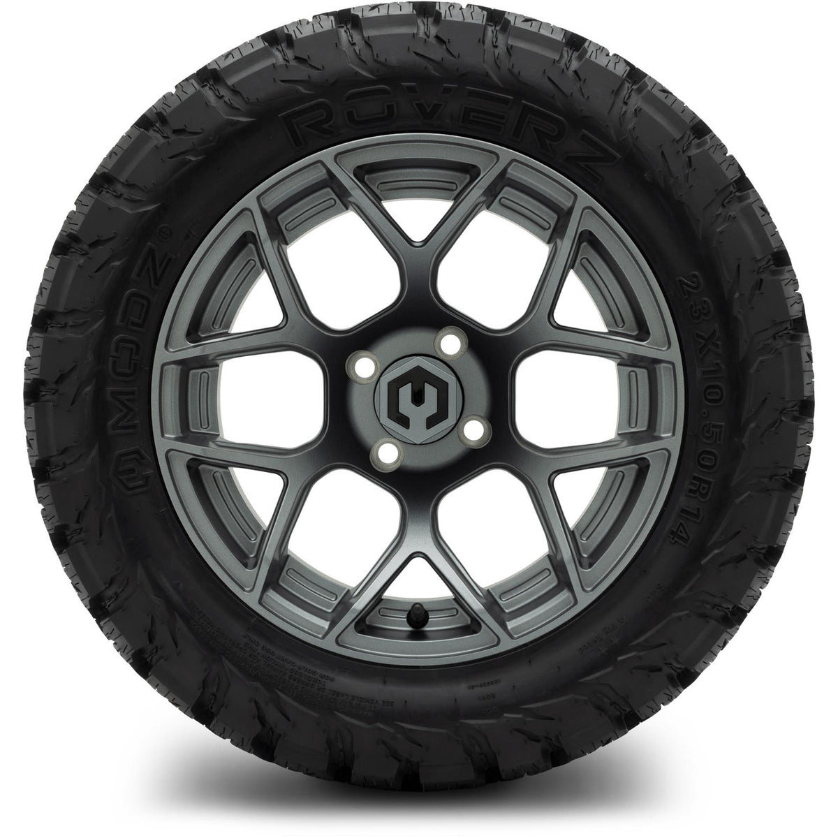 MODZ® 14" Renegade Gunmetal Wheels & Off-Road Tires Combo