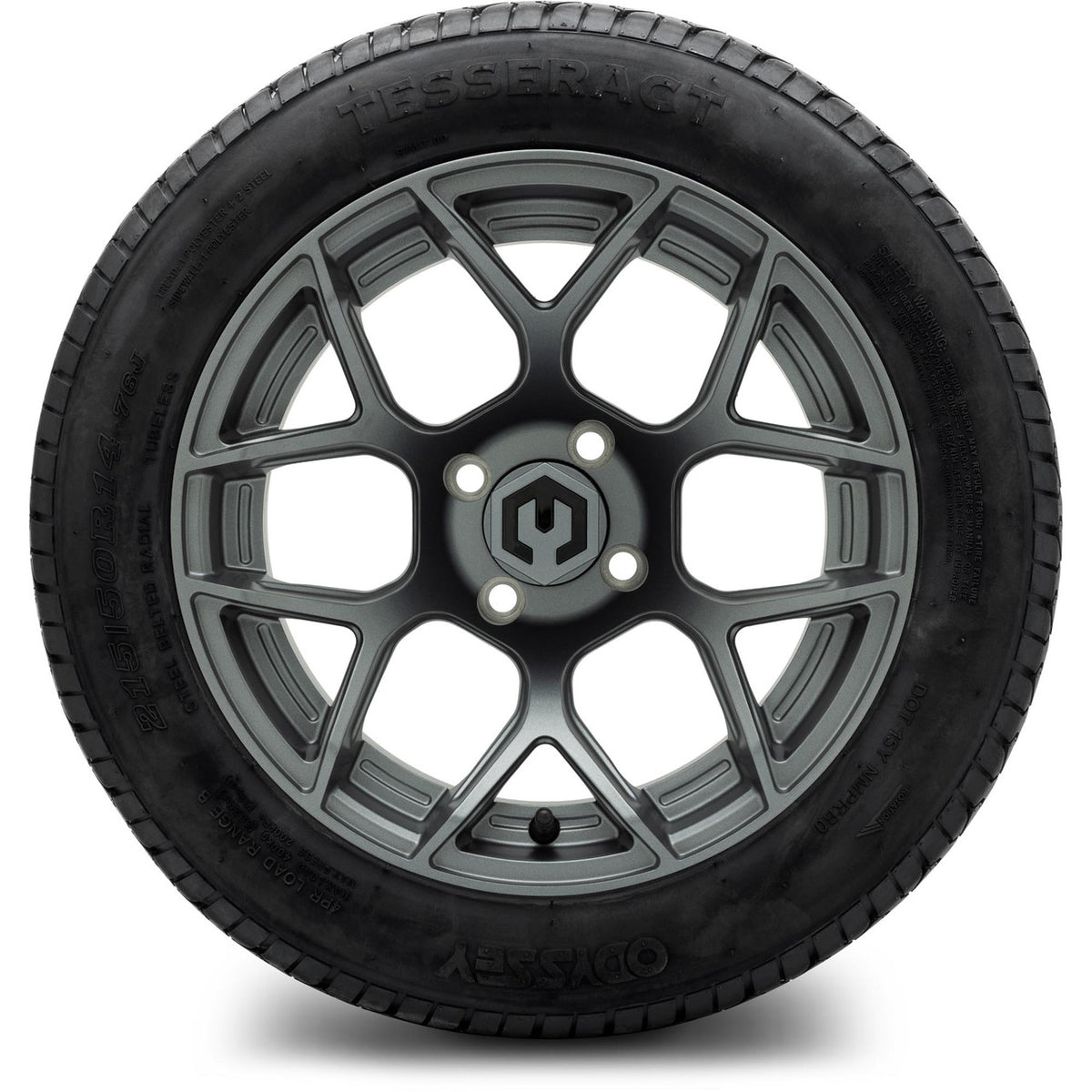 MODZ® 14" Renegade Gunmetal Wheels & Street Tires Combo