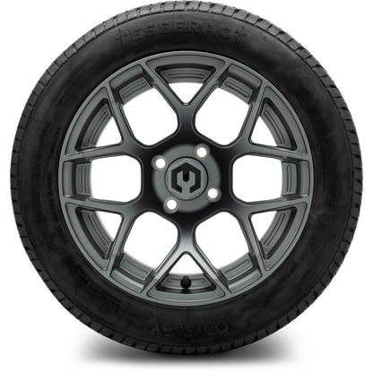 MODZ® 14" Renegade Gunmetal Wheels & Street Tires Combo