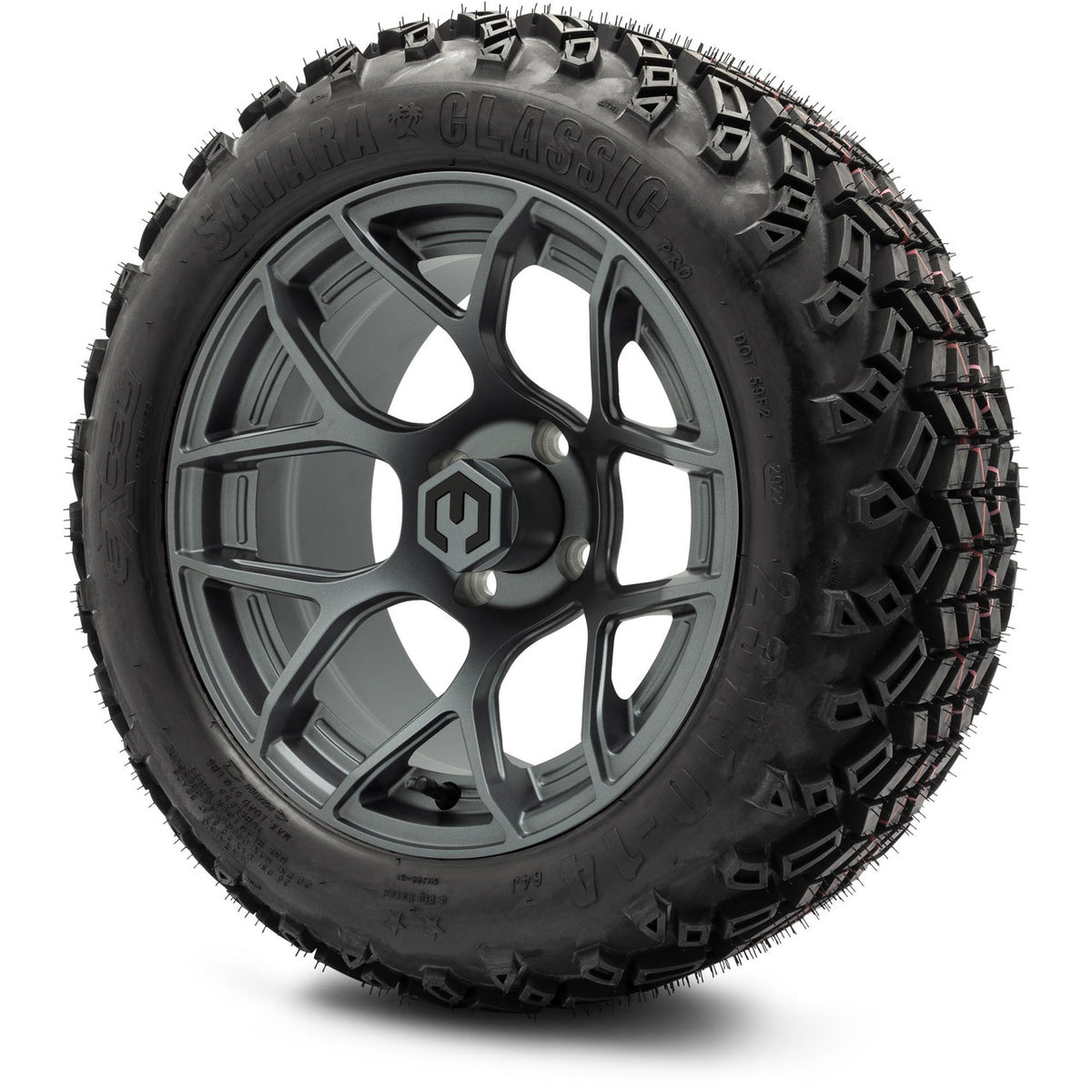 MODZ® 14" Renegade Gunmetal Wheels & Off-Road Tires Combo
