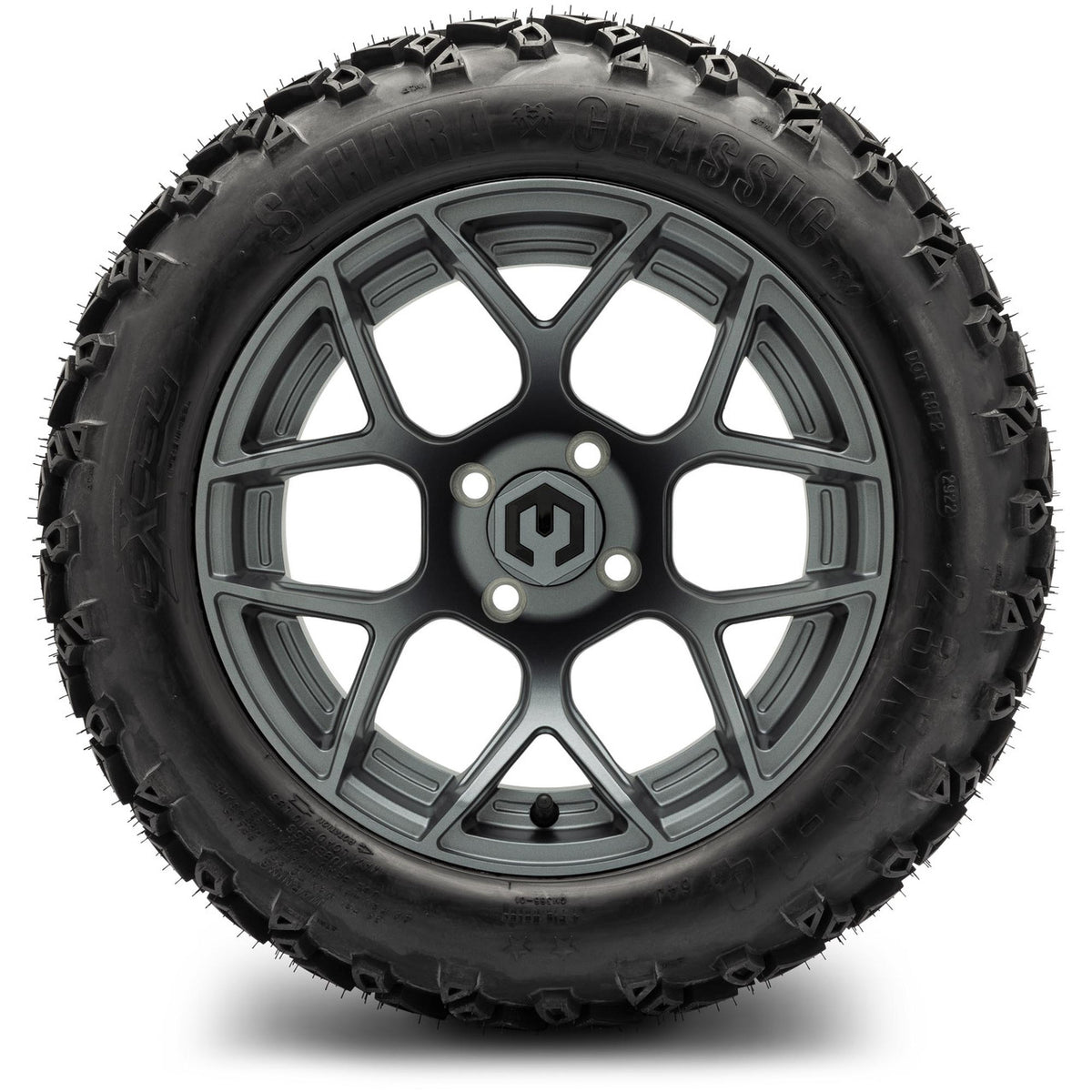 MODZ® 14" Renegade Gunmetal Wheels & Off-Road Tires Combo