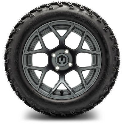 MODZ® 14" Renegade Gunmetal Wheels & Off-Road Tires Combo