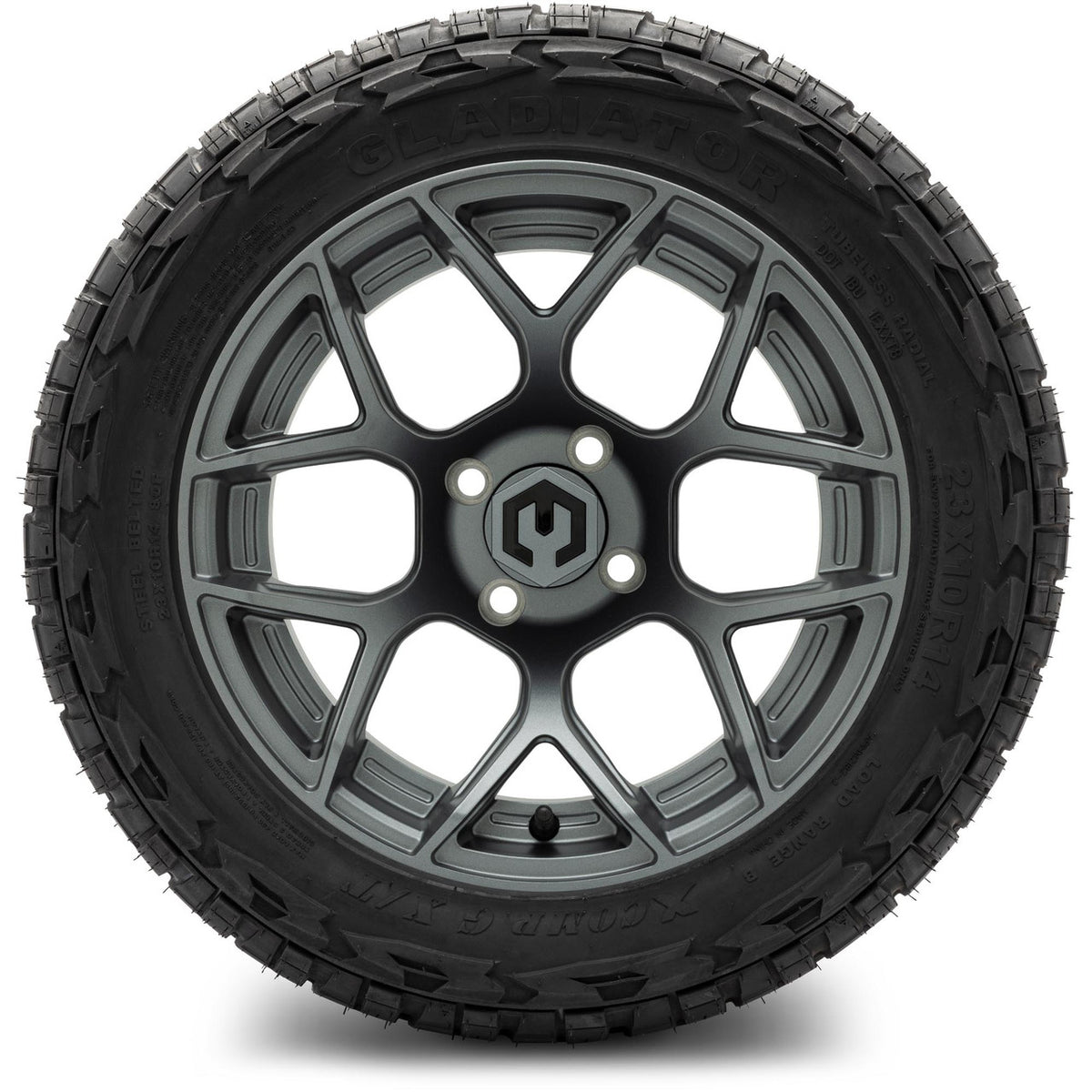 MODZ® 14" Renegade Gunmetal Wheels & Off-Road Tires Combo
