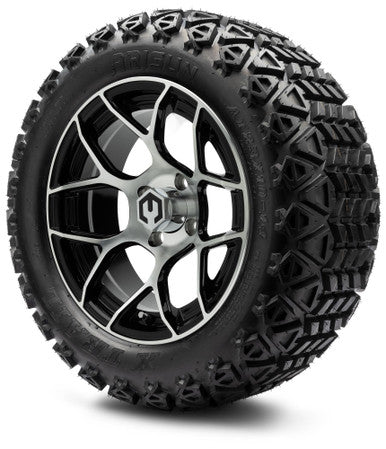 MODZ® 14" Renegade Machined Black Wheels & Off-Road Tires Combo
