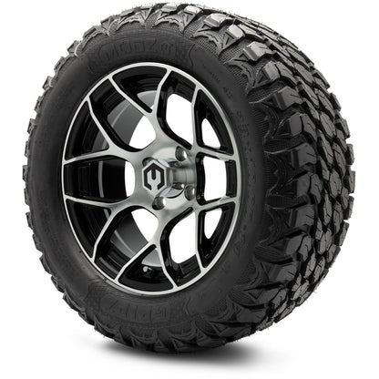 MODZ® 14" Renegade Machined Black Wheels & Off-Road Tires Combo
