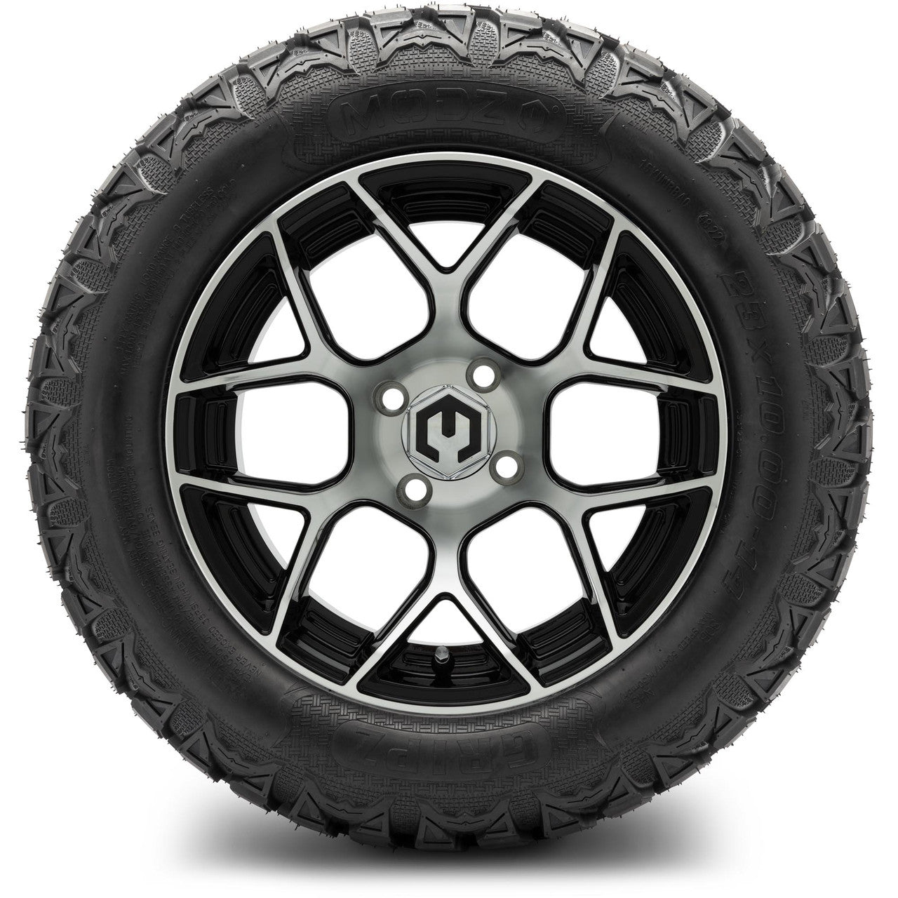 MODZ® 14" Renegade Machined Black Wheels & Off-Road Tires Combo