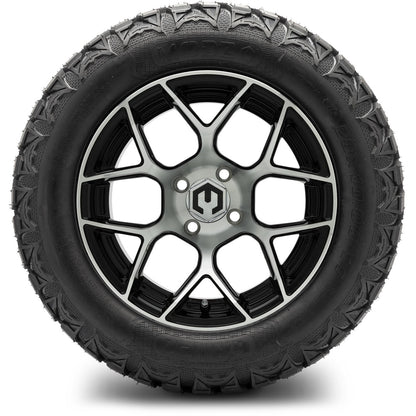 MODZ® 14" Renegade Machined Black Wheels & Off-Road Tires Combo