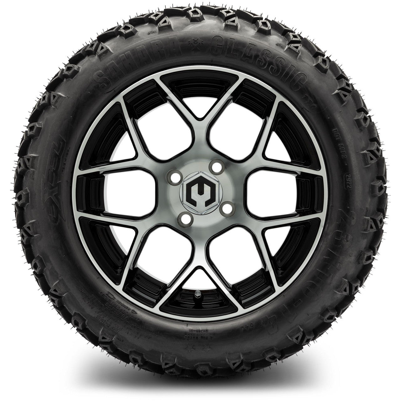 MODZ® 14" Renegade Machined Black Wheels & Off-Road Tires Combo