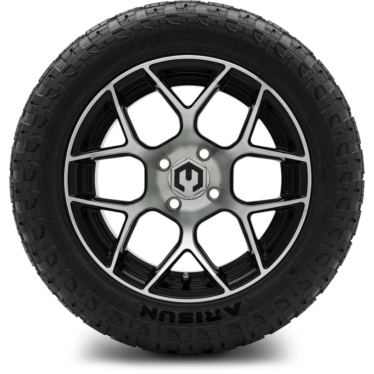 MODZ® 14" Renegade Machined Black Wheels & Off-Road Tires Combo