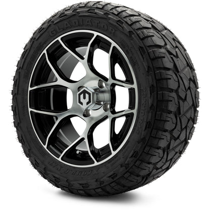 MODZ® 14" Renegade Machined Black Wheels & Off-Road Tires Combo