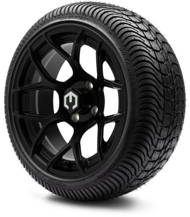 MODZ® 14" Renegade Matte Black Wheels & Street Tires Combo