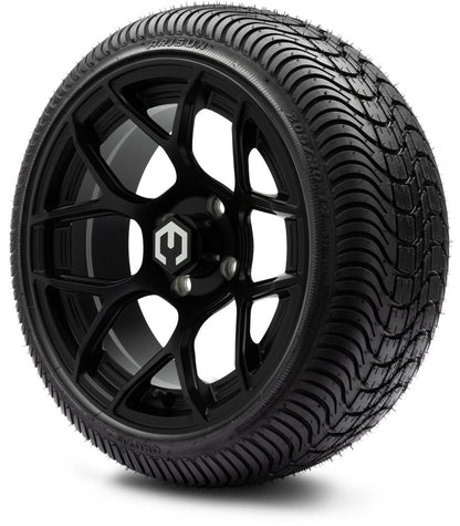 MODZ® 14" Renegade Matte Black Wheels & Street Tires Combo