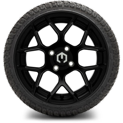 MODZ® 14" Renegade Matte Black Wheels & Street Tires Combo