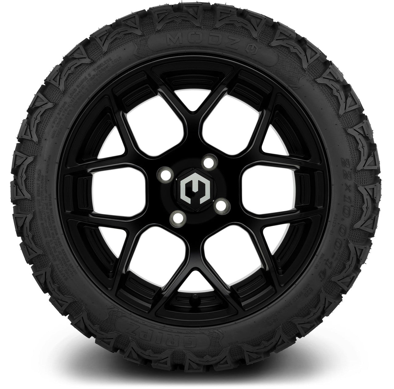 MODZ® 14" Renegade Matte Black Wheels & Off-Road Tires Combo
