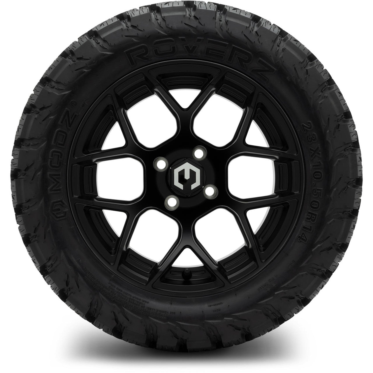 MODZ® 14" Renegade Matte Black Wheels & Off-Road Tires Combo