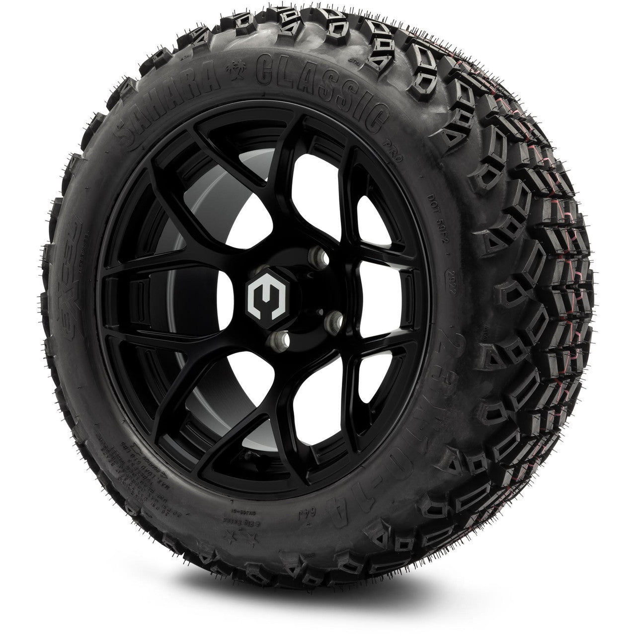 MODZ® 14" Renegade Matte Black Wheels & Off-Road Tires Combo