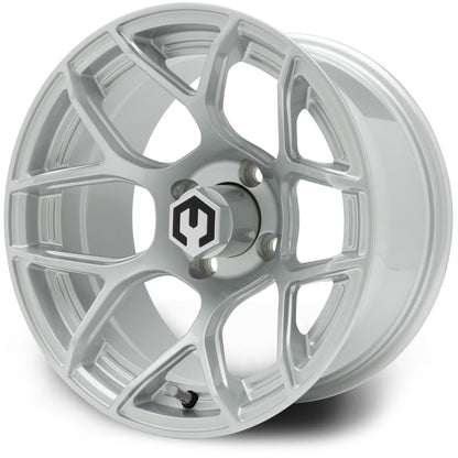 MODZ® Renegade Silver 14" Golf Cart Wheel