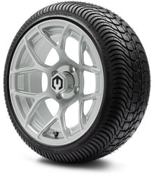 MODZ® 14" Renegade Silver Wheels & Street Tires Combo