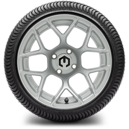 MODZ® 14" Renegade Silver Wheels & Street Tires Combo
