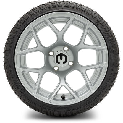 MODZ® 14" Renegade Silver Wheels & Street Tires Combo