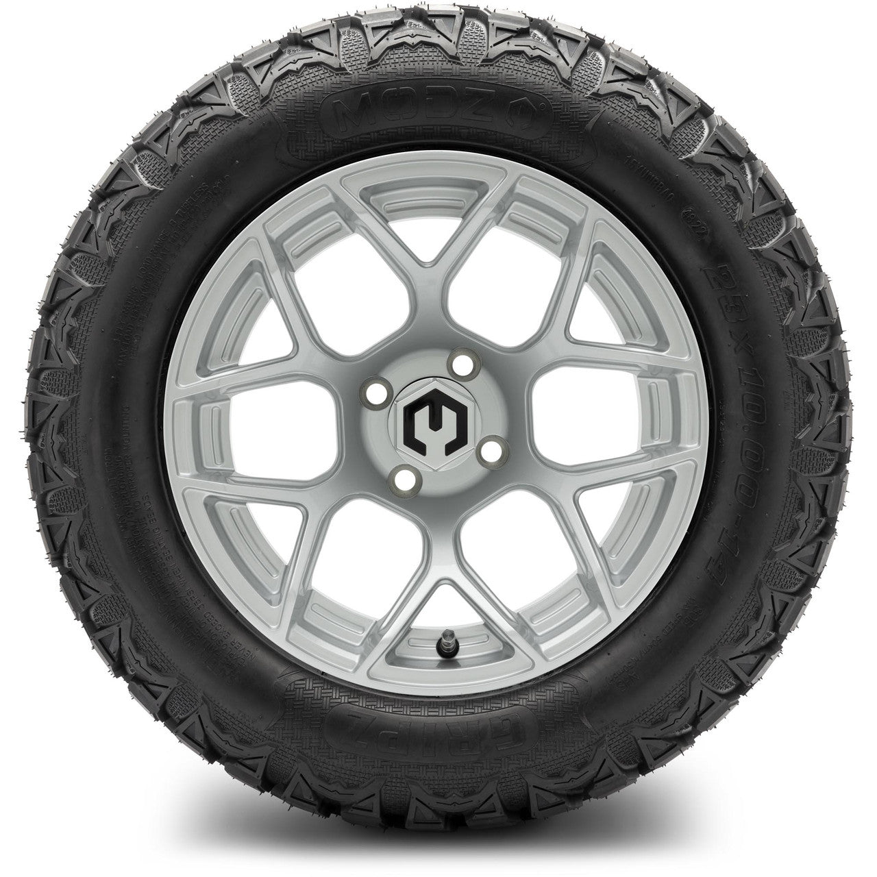 MODZ® 14" Renegade Silver Wheels & Off-Road Tires Combo