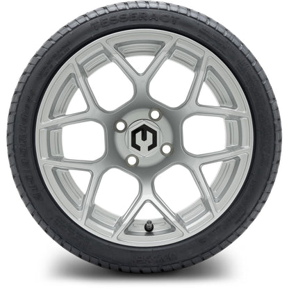 MODZ® 14" Renegade Silver Wheels & Street Tires Combo