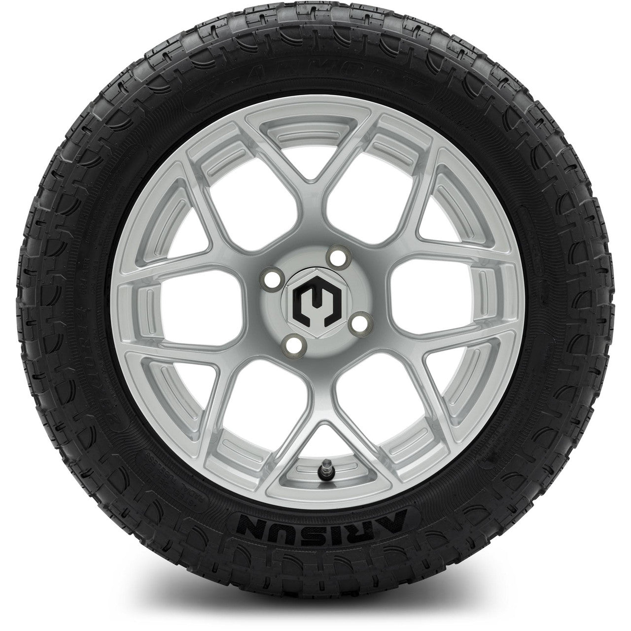 MODZ® 14" Renegade Silver Wheels & Off-Road Tires Combo