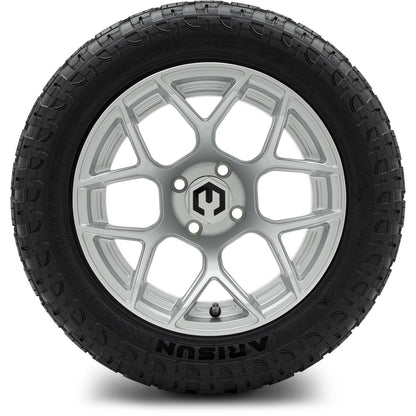 MODZ® 14" Renegade Silver Wheels & Off-Road Tires Combo