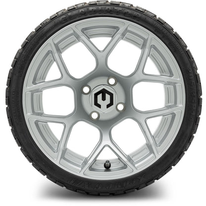MODZ® 14" Renegade Silver Wheels & Off-Road Tires Combo