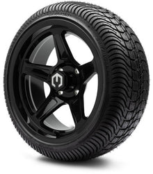 MODZ® 14" Drift Glossy Black Wheels & Street Tires Combo