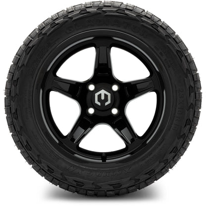 MODZ® 14" Drift Glossy Black Wheels & Off-Road Tires Combo