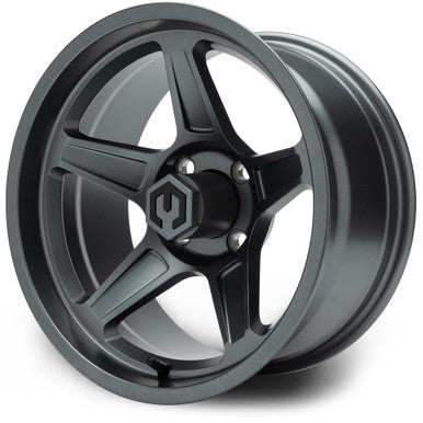 MODZ® Drift Gunmetal 14" Golf Cart Wheel