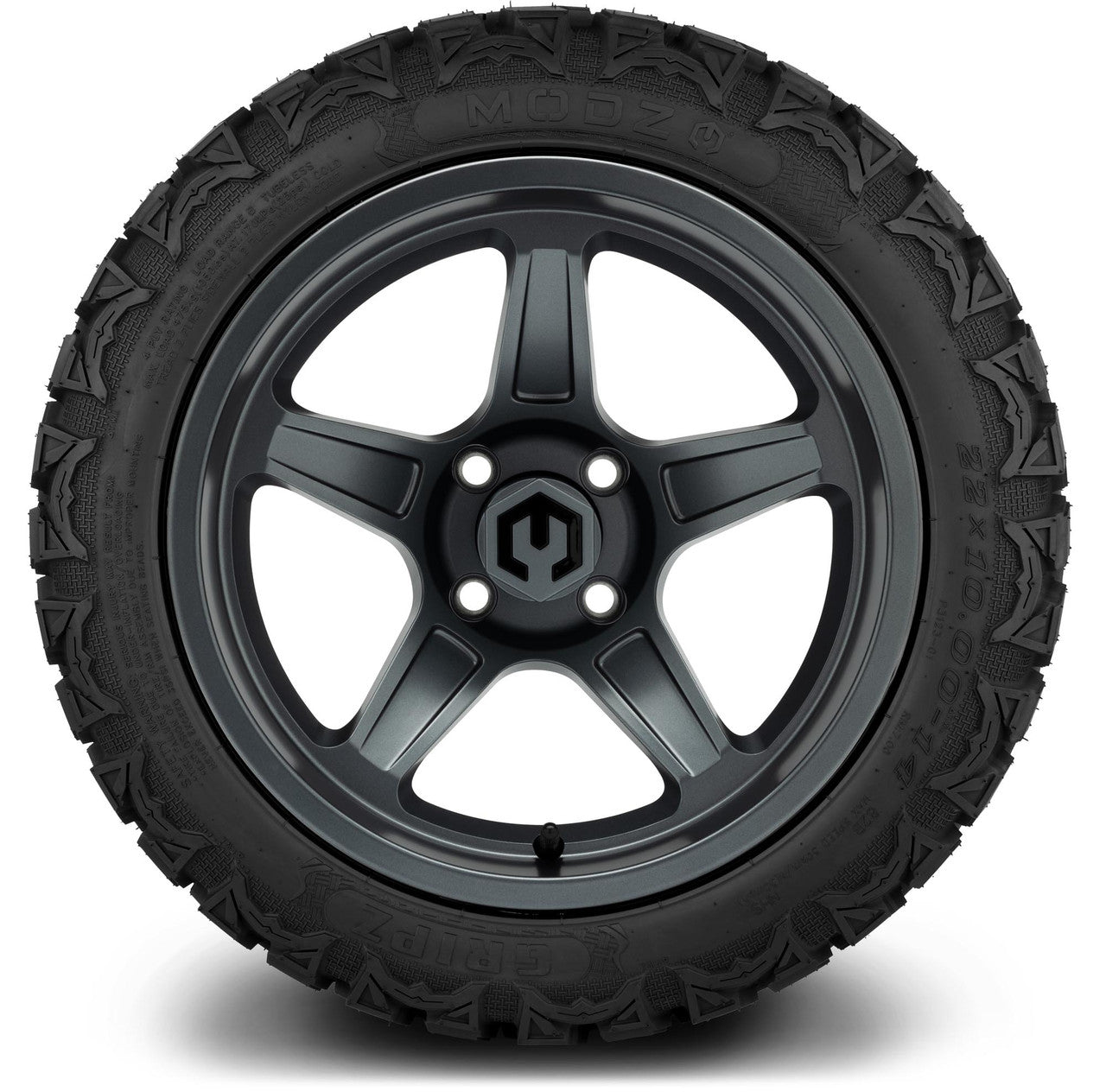 MODZ® 14" Drift Gunmetal Wheels & Off-Road Tires Combo