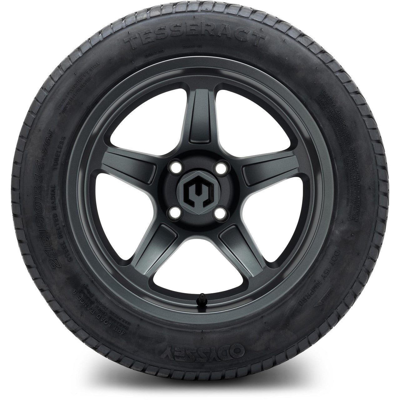 MODZ® 14" Drift Gunmetal Wheels & Street Tires Combo