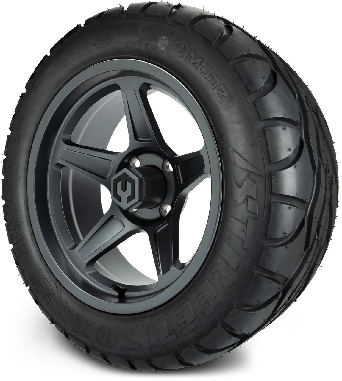MODZ® 14" Drift Gunmetal Wheels & Street Tires Combo
