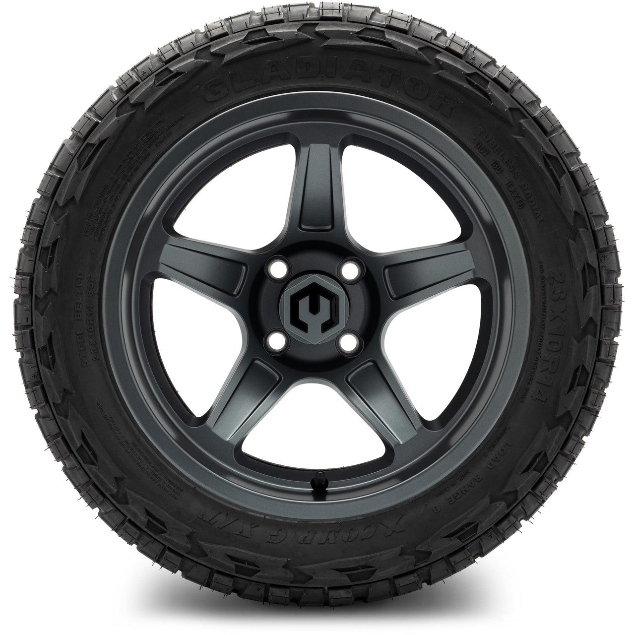 MODZ® 14" Drift Gunmetal Wheels & Off-Road Tires Combo
