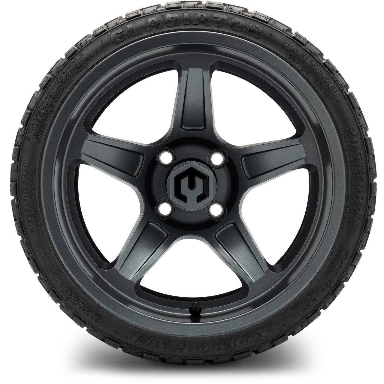 MODZ® 14" Drift Gunmetal Wheels & Off-Road Tires Combo