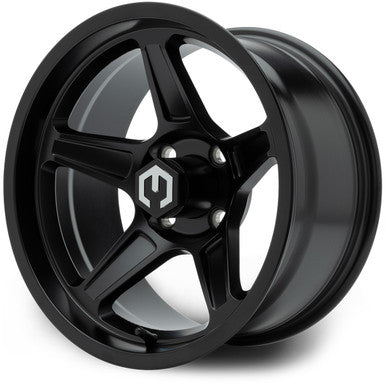 MODZ® Drift Matte Black 14" Golf Cart Wheel