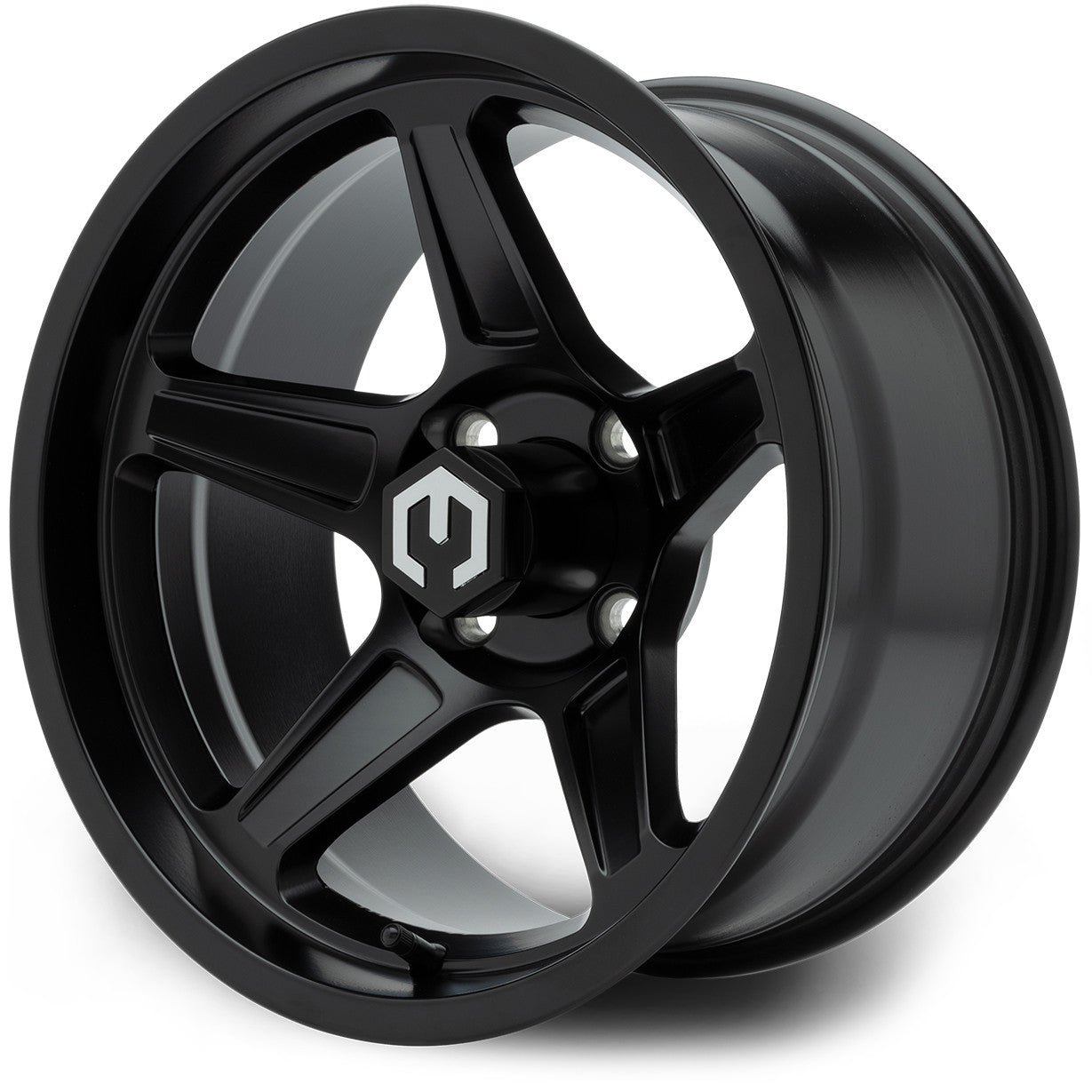 MODZ® Drift Matte Black 14" Golf Cart Wheel