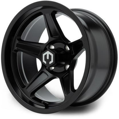 MODZ® Drift Matte Black 14" Golf Cart Wheel