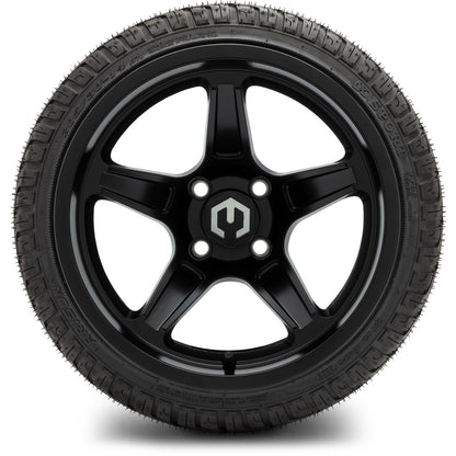 MODZ® 14" Drift Matte Black Wheels & Street Tires Combo